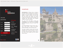 Tablet Screenshot of hotelnavarras.com